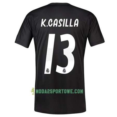 Koszulka Real Madryt Bramkarska K.Casilla 13 Domowe Stroje Piłkarskie 2018/19 Krótki Rękaw